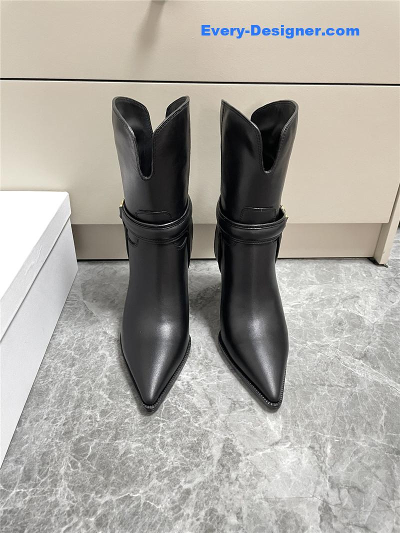 Ce1i*e autumn and winter new retro arc de triomphe ankle boots