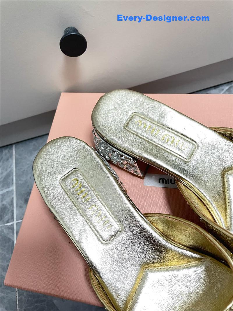 M1um1u new crystal slippers
