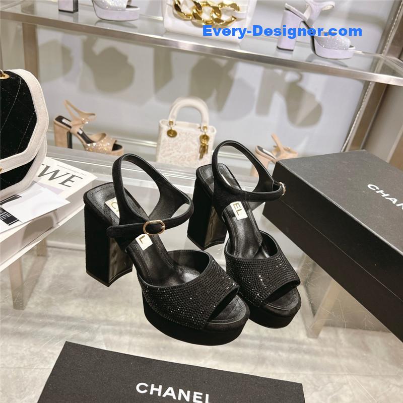 CC summer platform chunky heel sandals