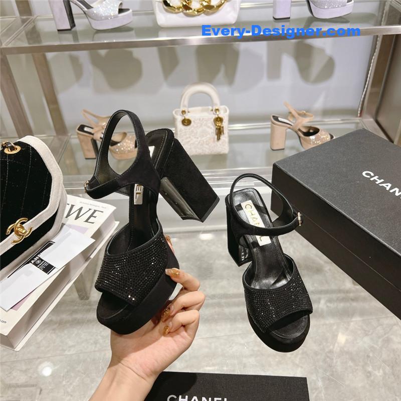 CC summer platform chunky heel sandals