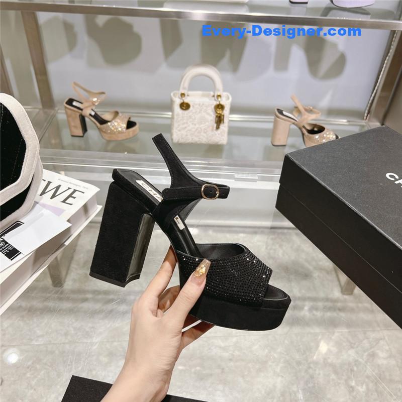 CC summer platform chunky heel sandals