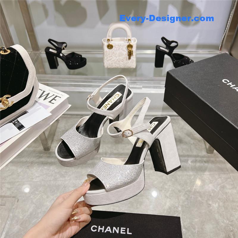 CC summer platform chunky heel sandals