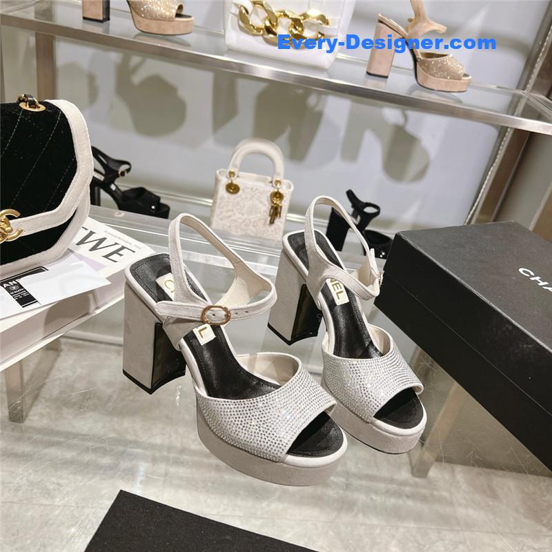CC summer platform chunky heel sandals
