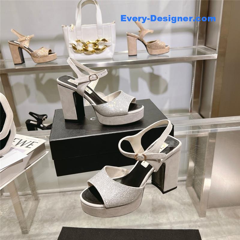 CC summer platform chunky heel sandals
