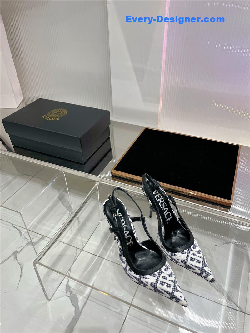 Versace trendy simple high-heeled sandals
