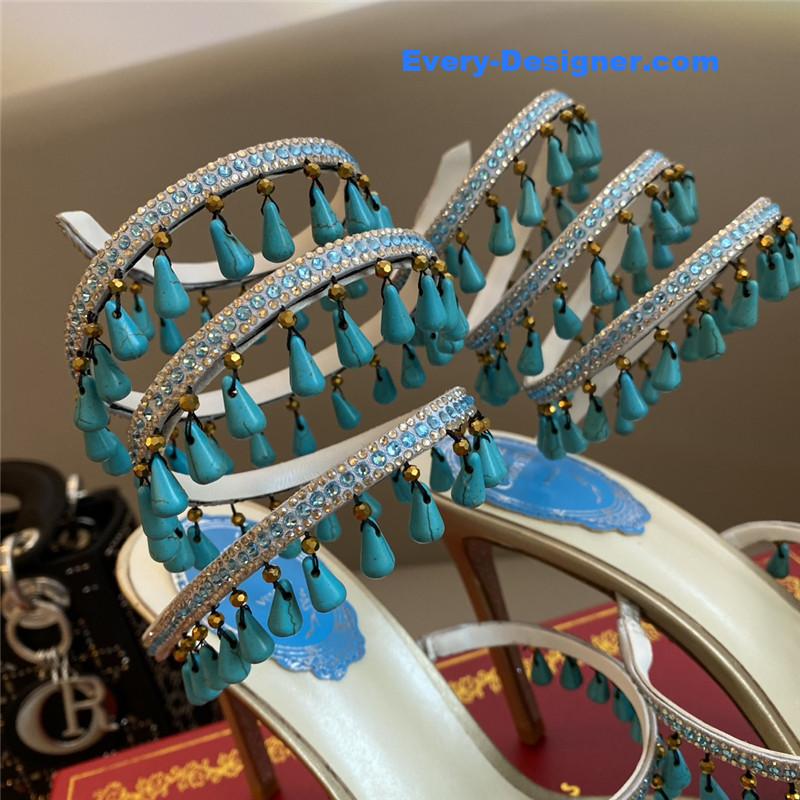 Classic snake wrap sandals