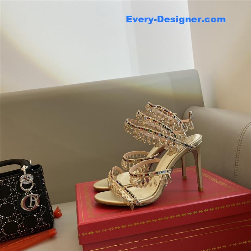 Classic snake wrap sandals