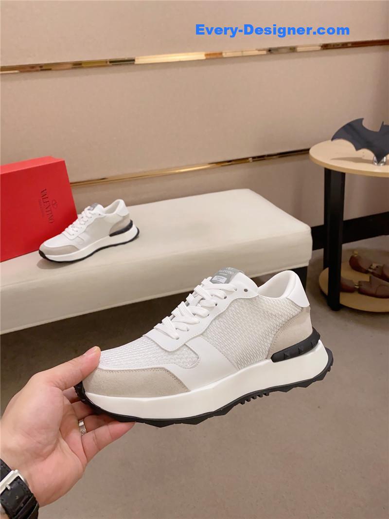 Va1e*ntin0 multi-element color-block casual sneakers