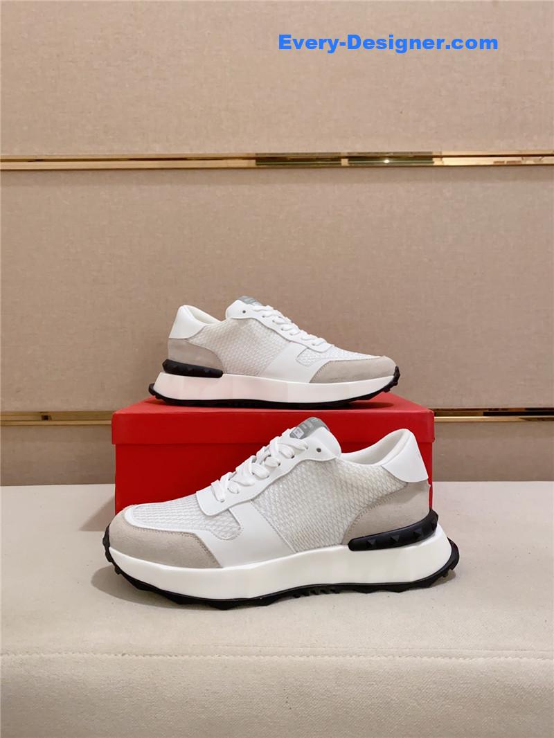 Va1e*ntin0 multi-element color-block casual sneakers