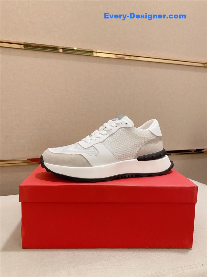 Va1e*ntin0 multi-element color-block casual sneakers
