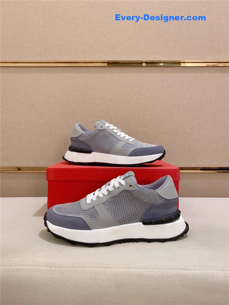 Va1e*ntin0 multi-element color-block casual sneakers