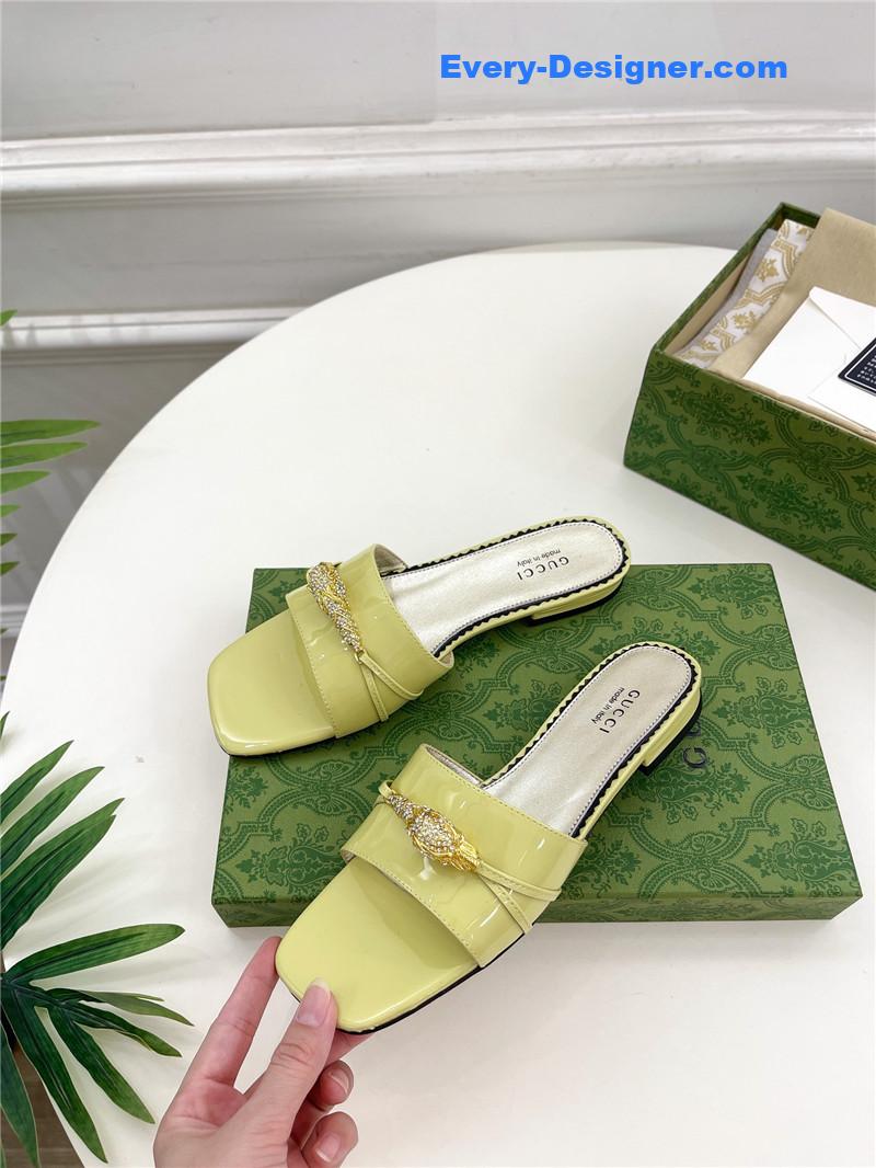 Gvc*1 new metal snake head slippers