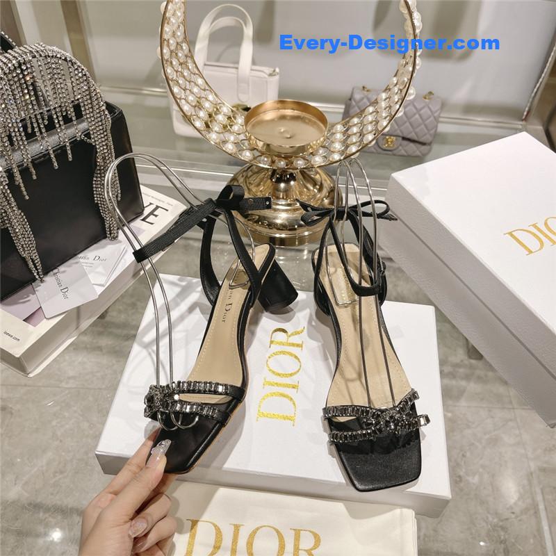 D10r rhinestone mary jane ballet shoes