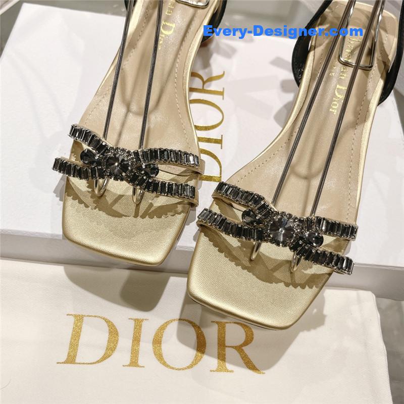 D10r rhinestone mary jane ballet shoes