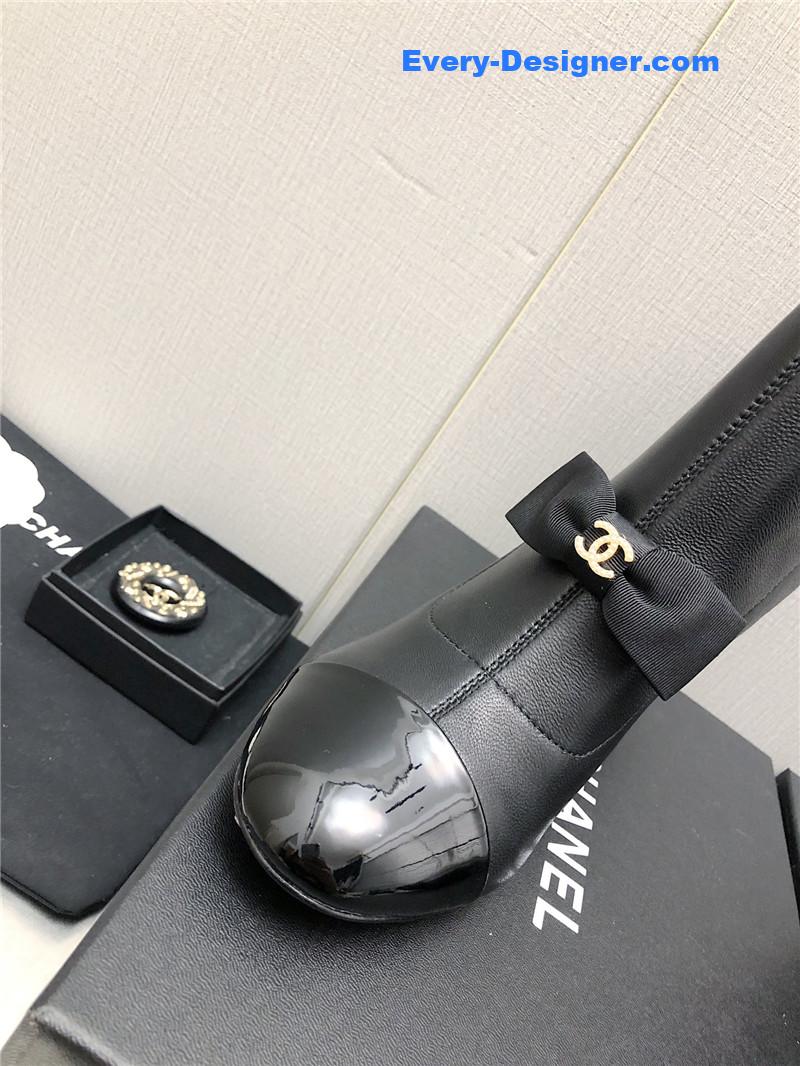CC explosion bow snow white short boots