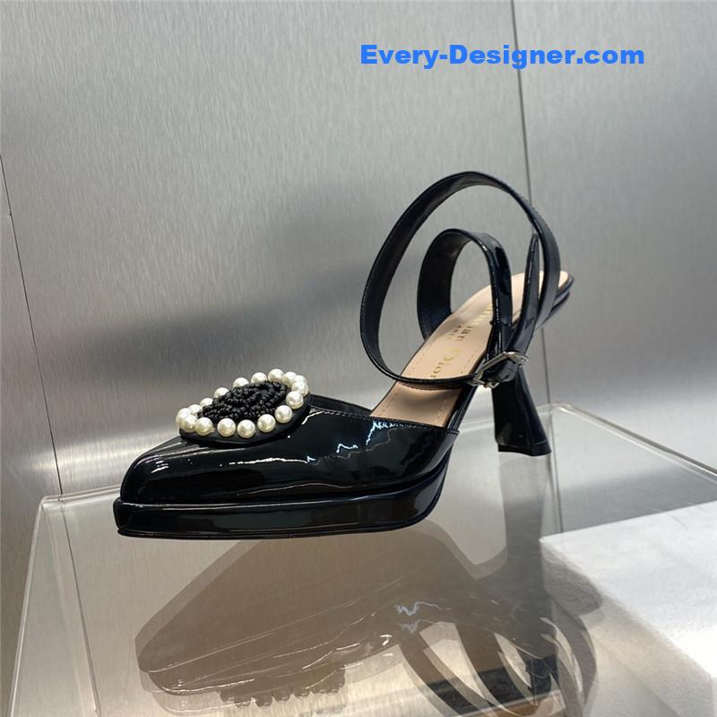 D10r new circle with pointed toe high heels women’s shoes