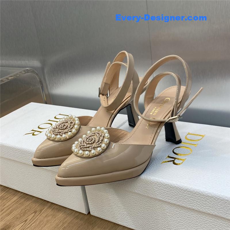 D10r new circle with pointed toe high heels women’s shoes