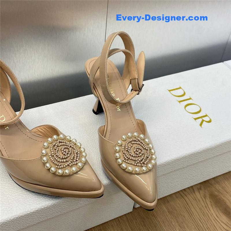 D10r new circle with pointed toe high heels women’s shoes