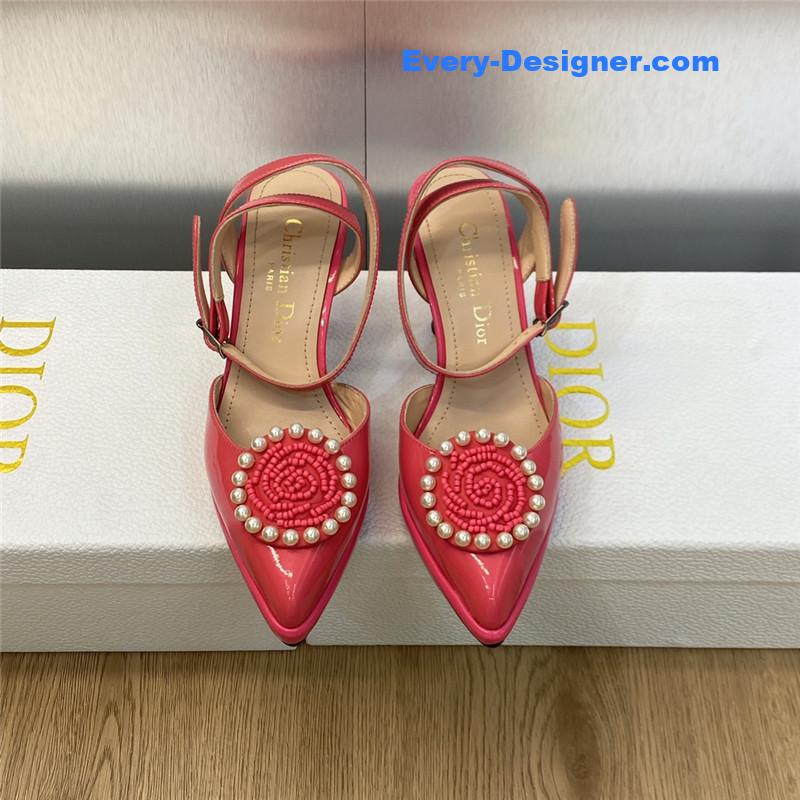 D10r new circle with pointed toe high heels women’s shoes