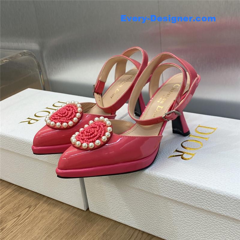 D10r new circle with pointed toe high heels women’s shoes