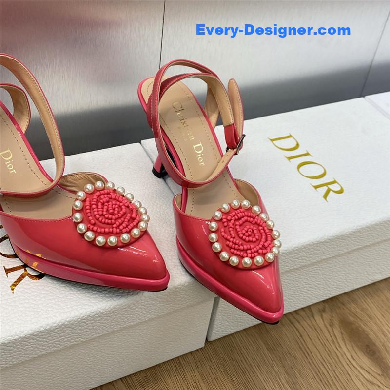 D10r new circle with pointed toe high heels women’s shoes