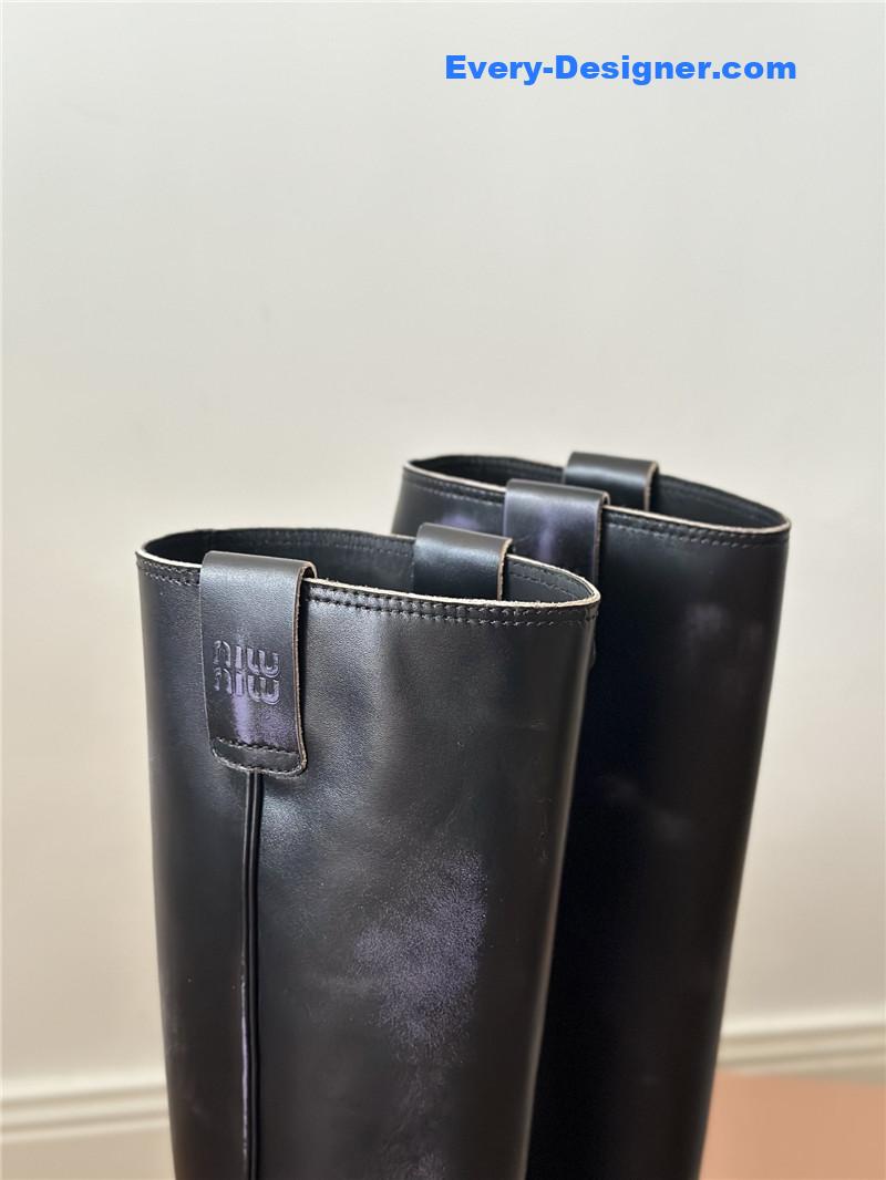 M1um1u new western cowboy boots knight boots