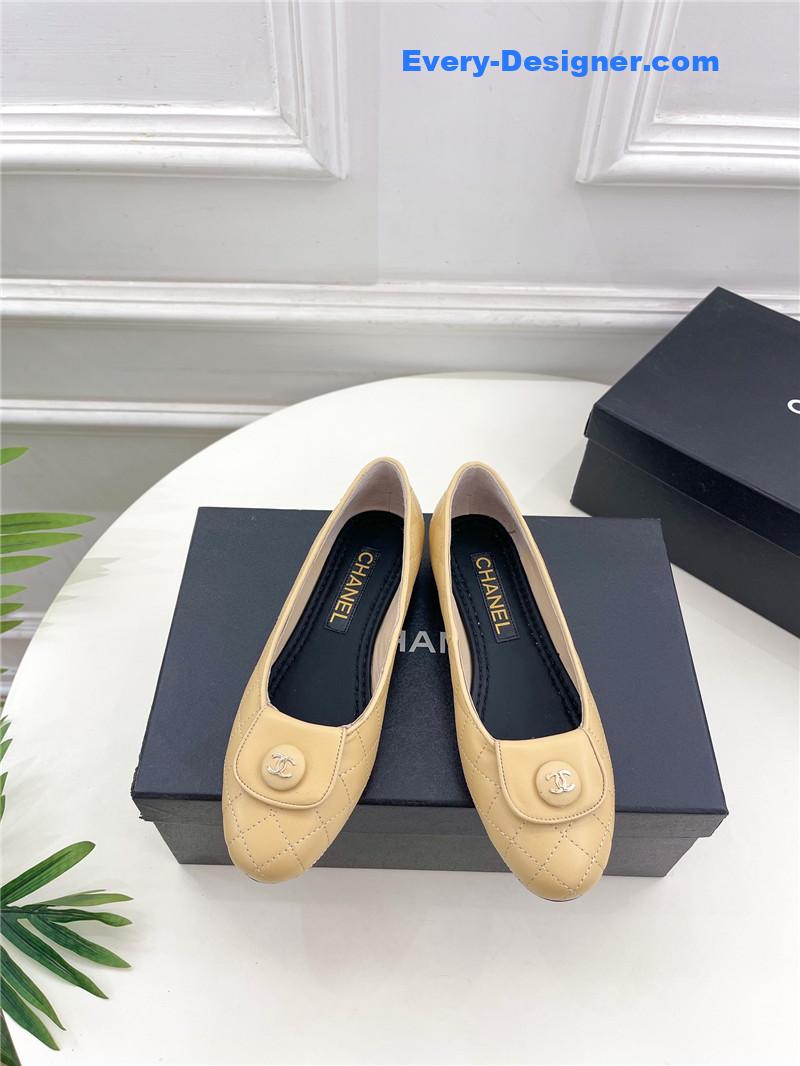 CC counter catwalk style ribbed flat shoes