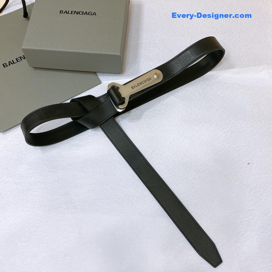 Ba1en*iaga designer plain belt