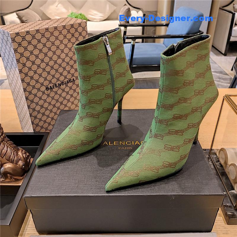Ba1en*iaga pointed toe stiletto boots