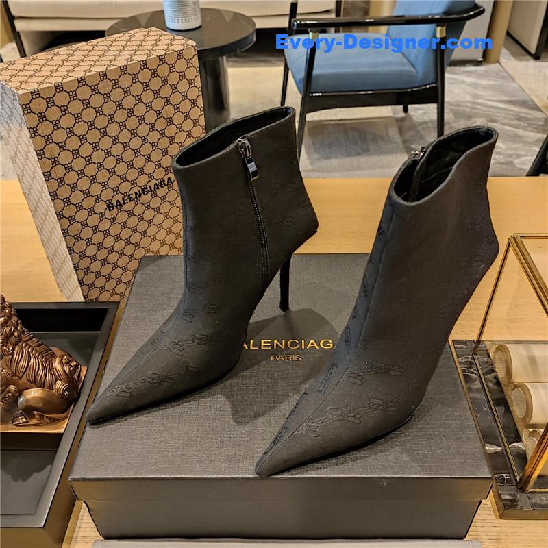 Ba1en*iaga pointed toe stiletto boots
