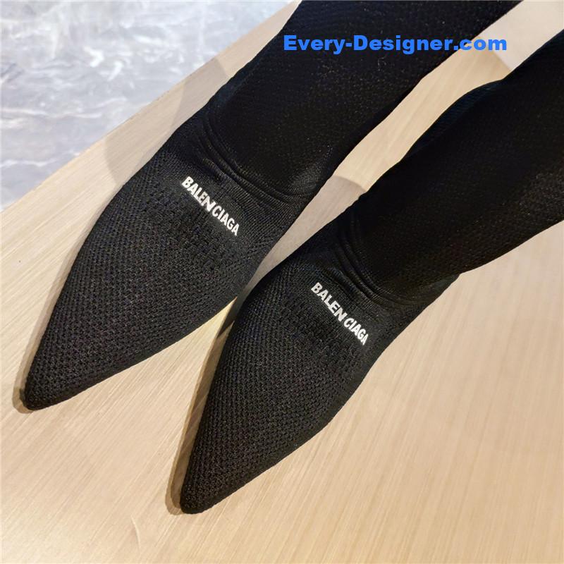 Ba1en*iaga high heel sock boots