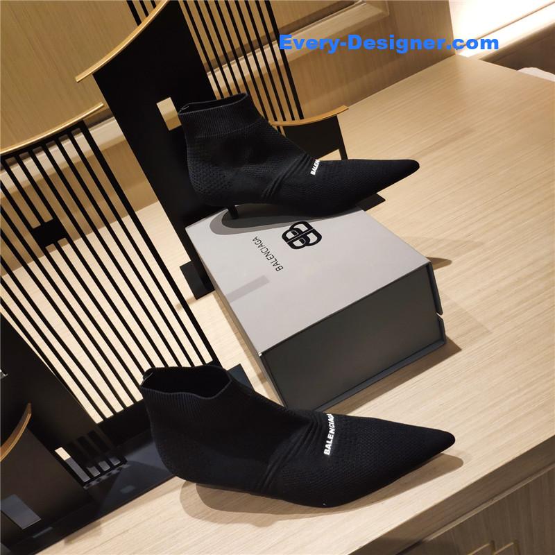 Ba1en*iaga high heel sock boots