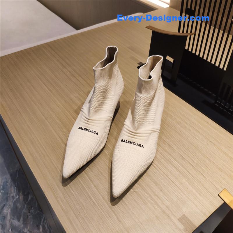 Ba1en*iaga high heel sock boots