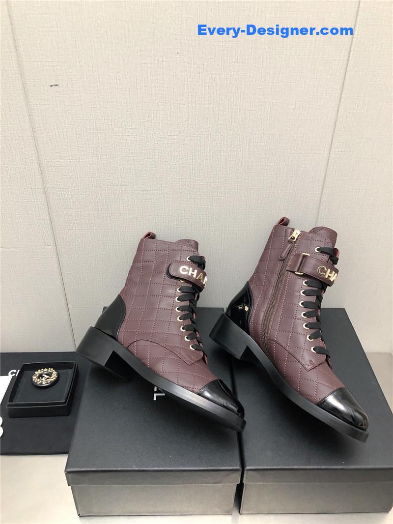 CC leather outsole martin boots
