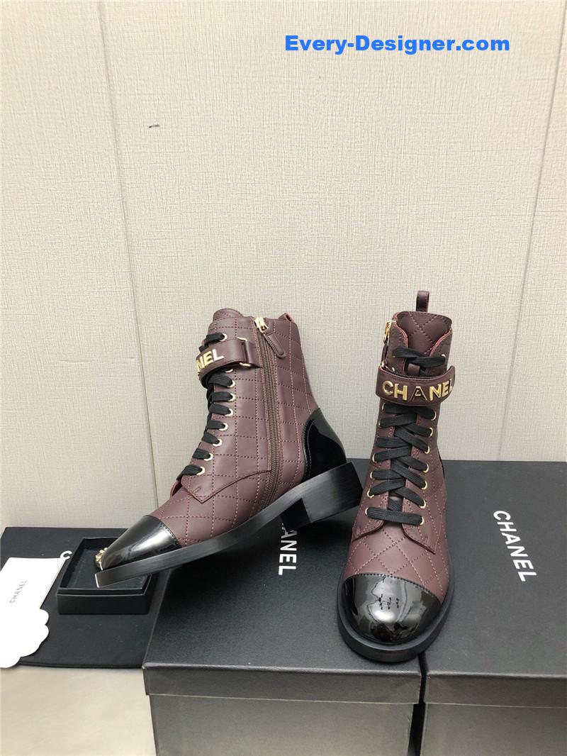 CC leather outsole martin boots
