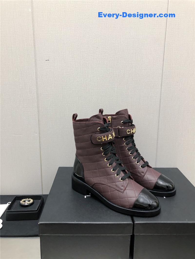 CC leather outsole martin boots