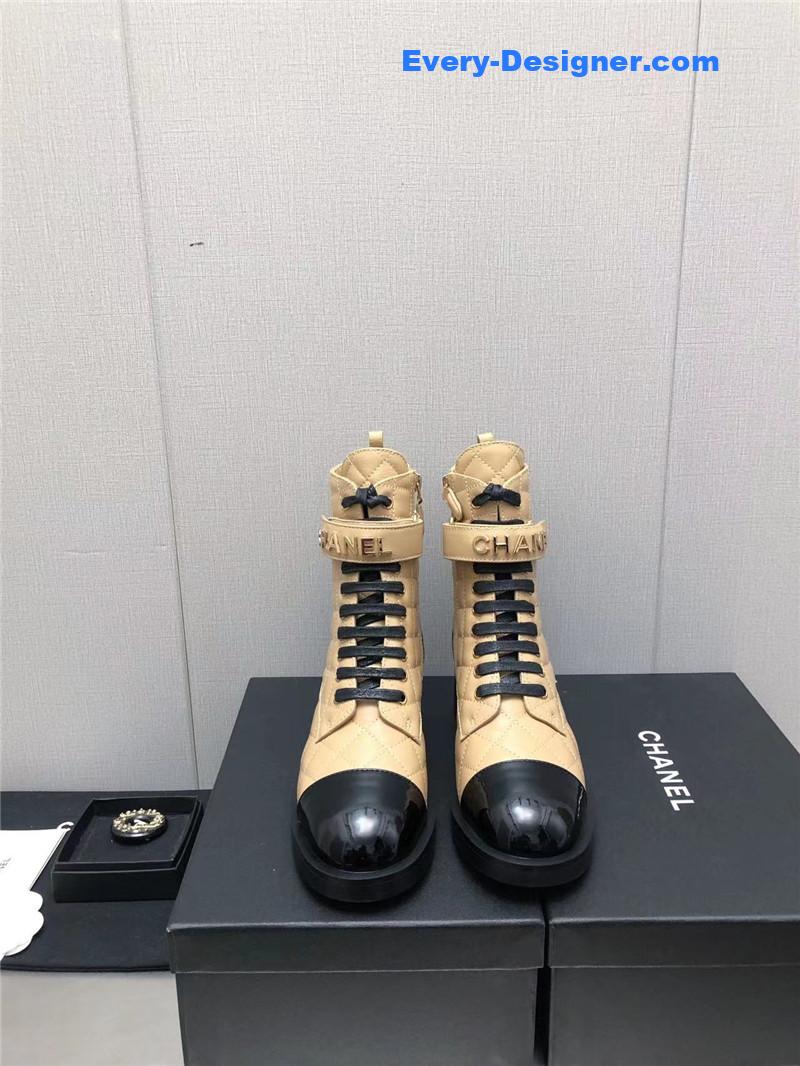 CC leather outsole martin boots