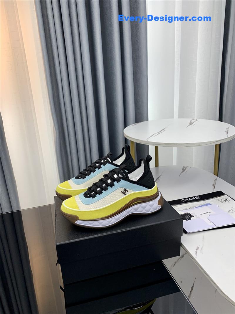 Ch**el new color matching casual sneakers