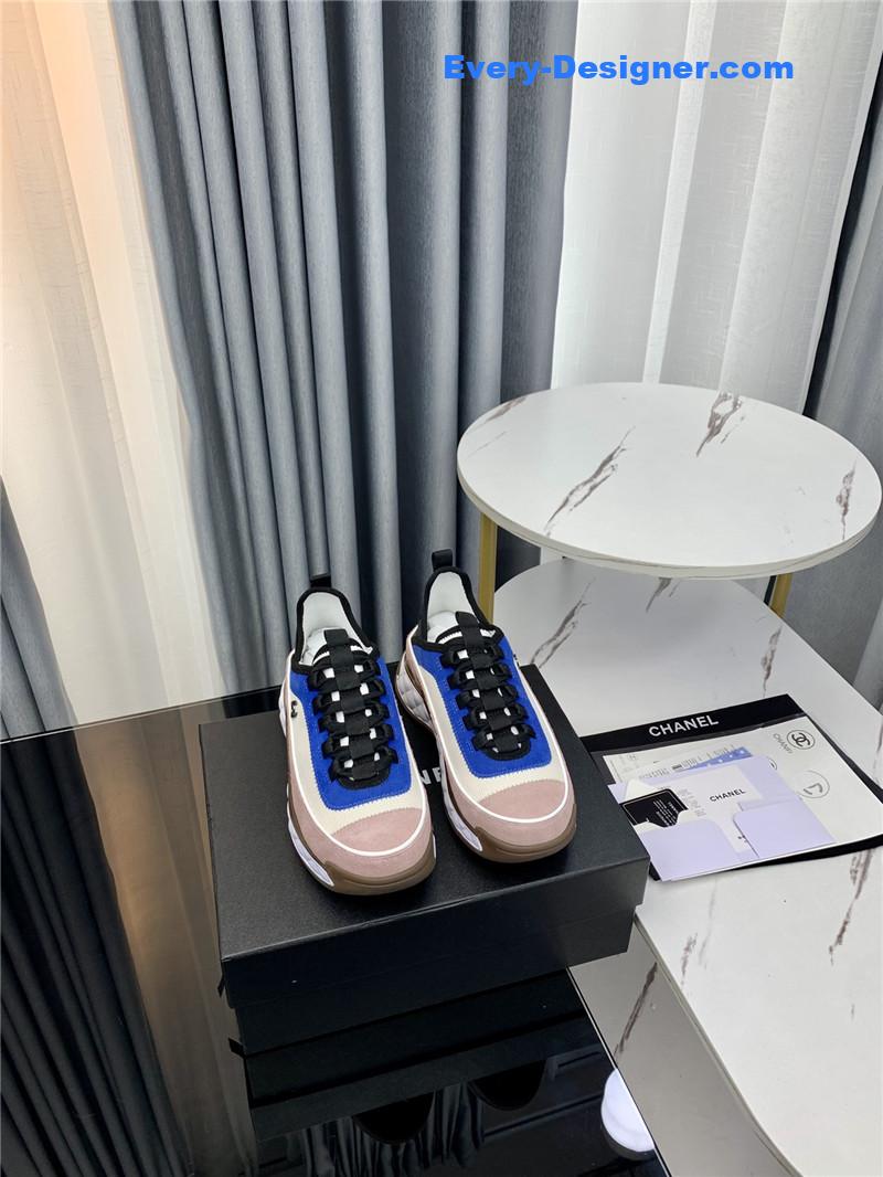 Ch**el new color matching casual sneakers