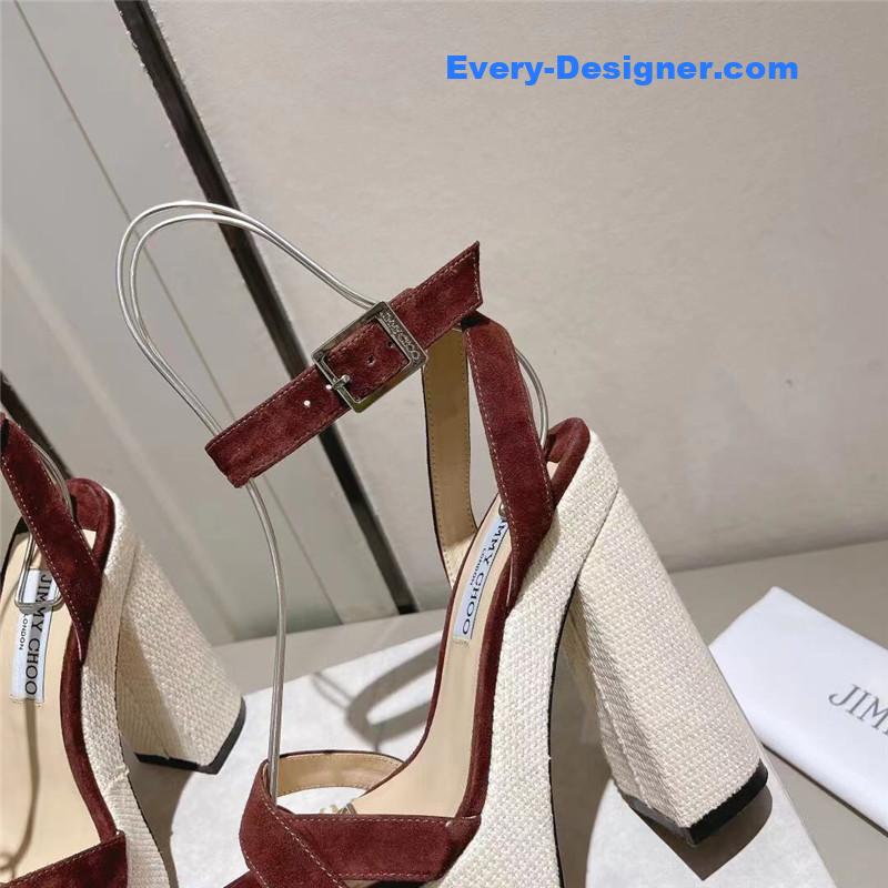 J1m*y Ch00 fashion heel sandals