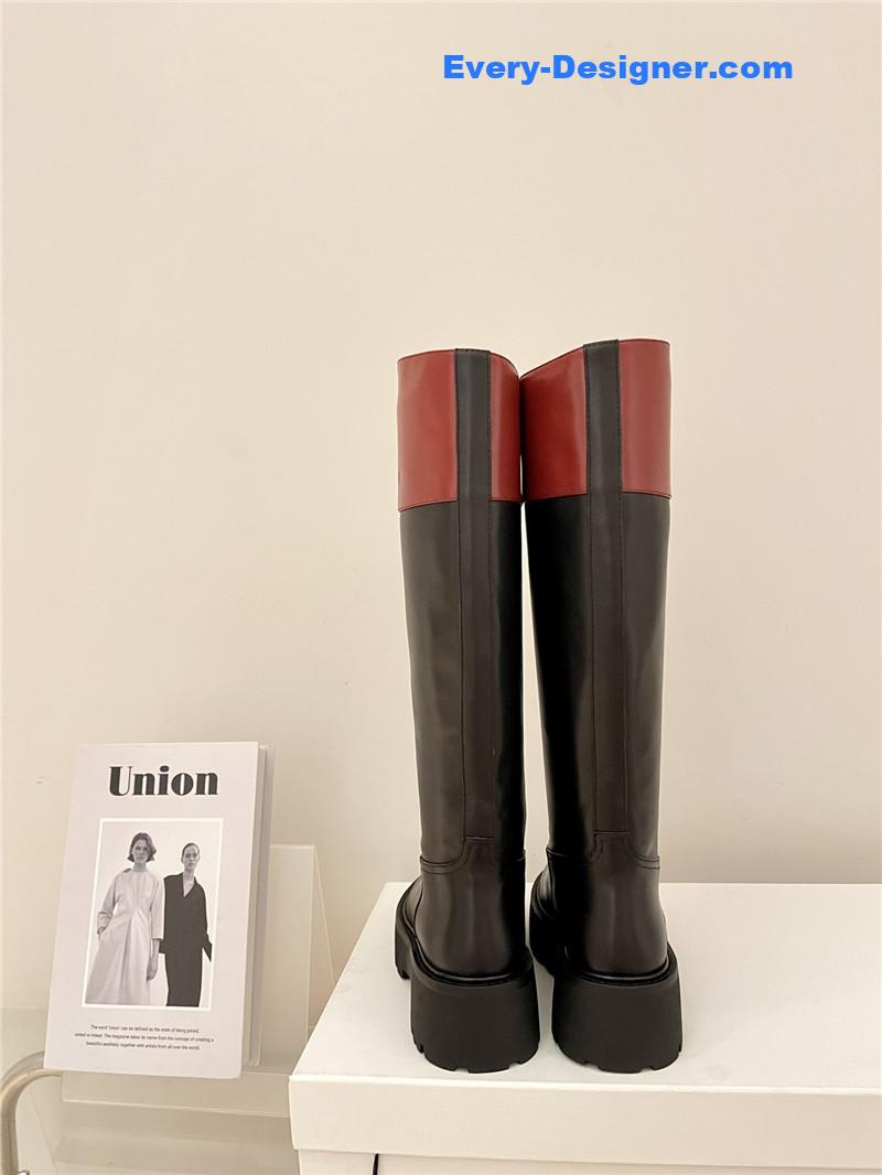 Ce1i*e autumn and winter new thick-soled tall knight boots