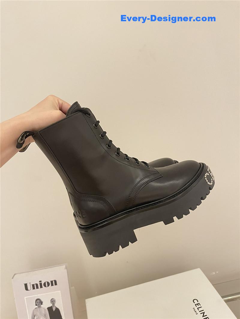 Ce1i*e new lace up cool and handsome martin boots