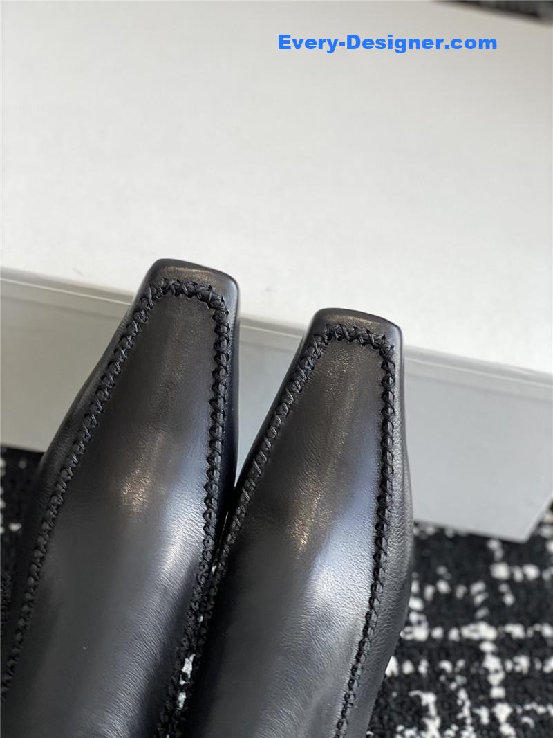 New square toe stiletto boots