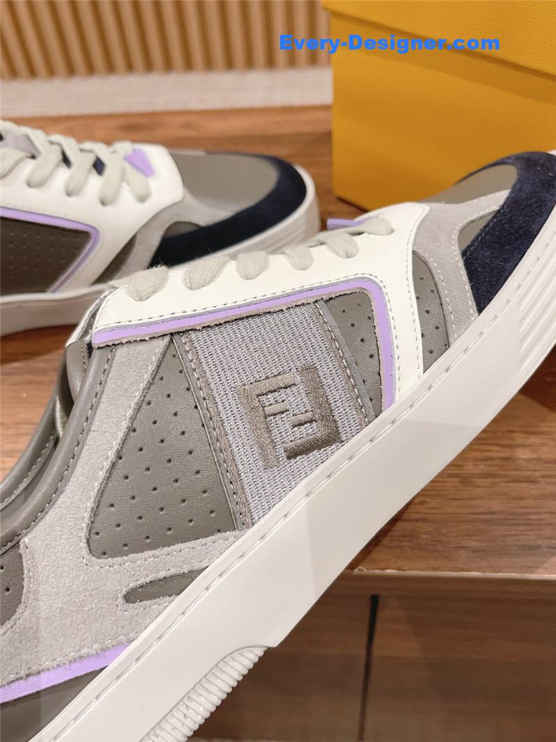 F**di color block lace up sneakers
