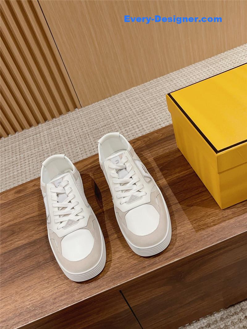 F**di color block lace up sneakers