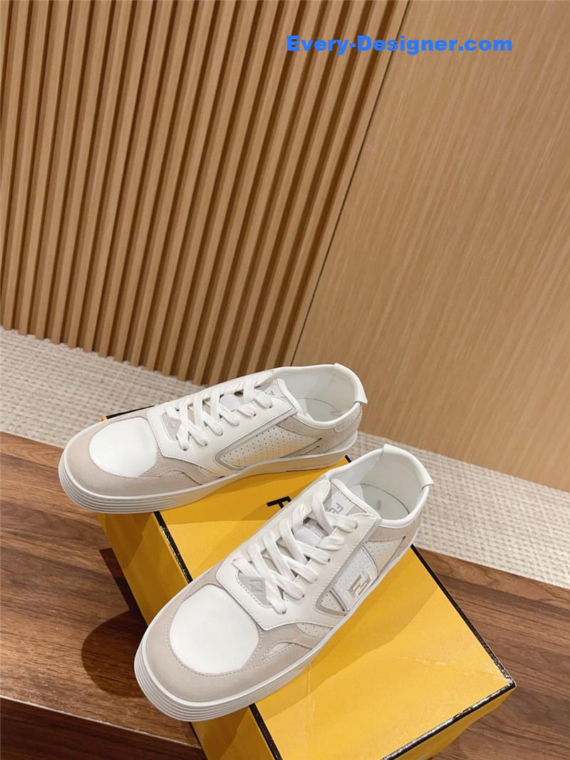 F**di color block lace up sneakers