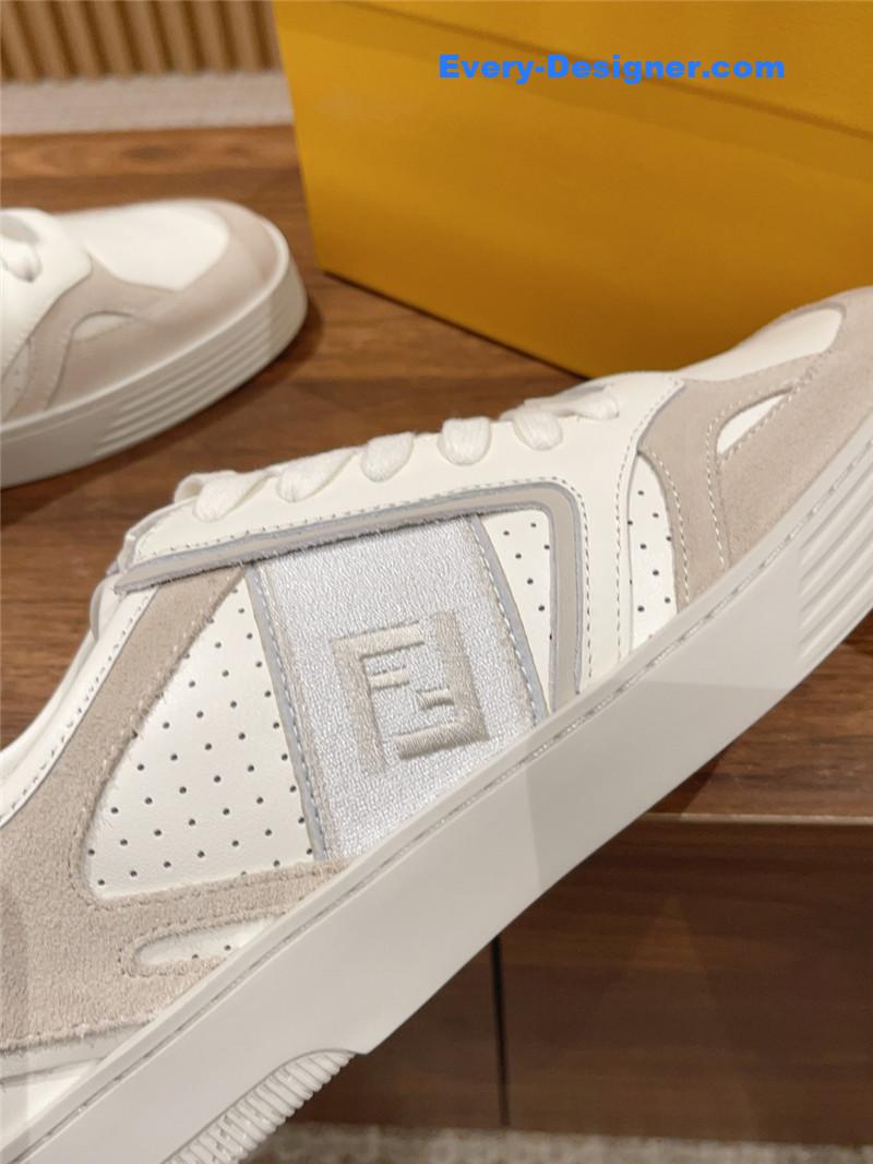 F**di color block lace up sneakers