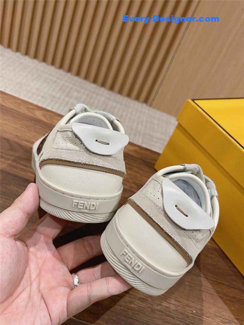 F**di color block lace up sneakers