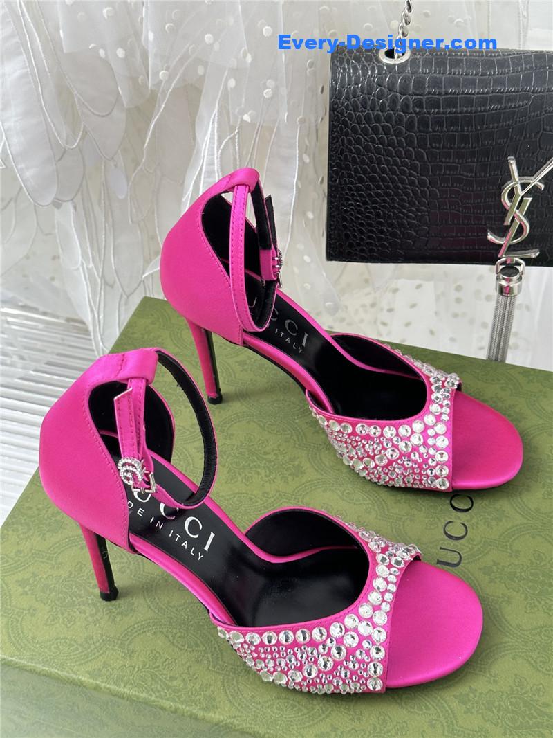 Gvc*1 rhinestone slippers sandals