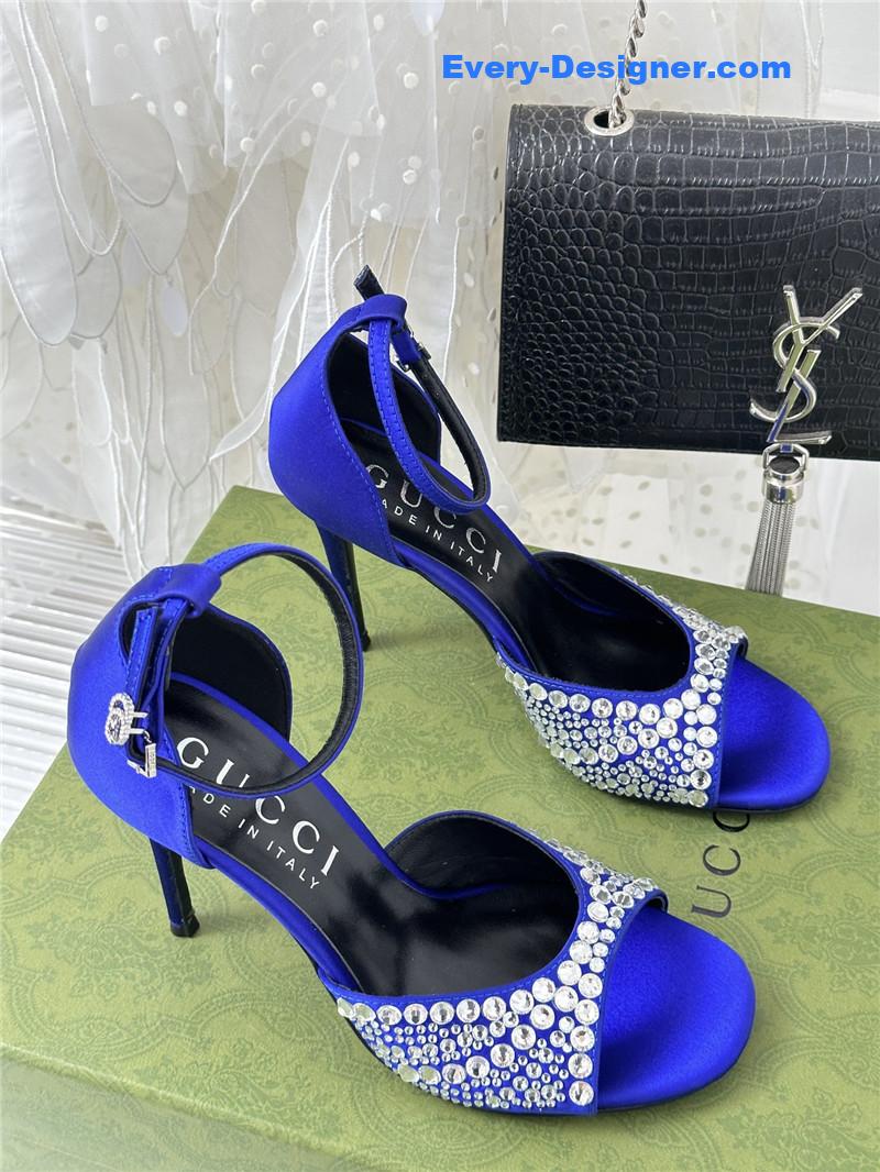 Gvc*1 rhinestone slippers sandals